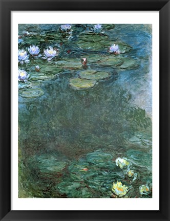 Framed Water-Lilies Print