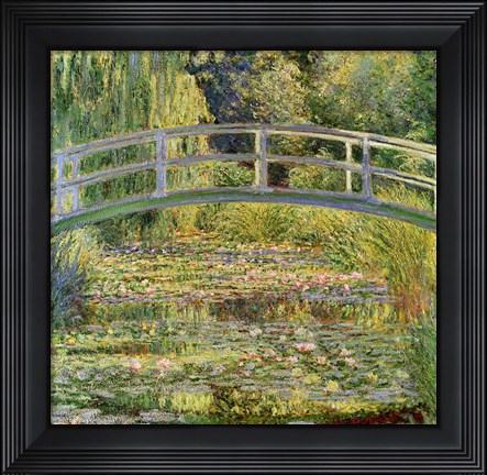 Framed Waterlily Pond, 1899 Print