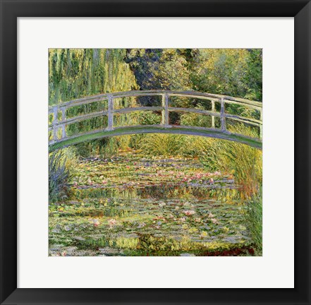 Framed Waterlily Pond, 1899 Print