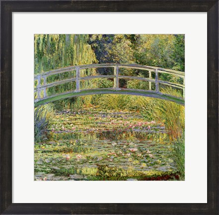 Framed Waterlily Pond, 1899 Print