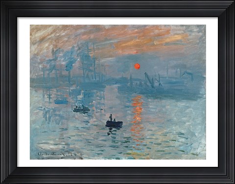 Framed Impression: Sunrise, 1872 Print