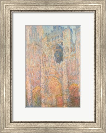 Framed Rouen Cathedral, 1891 Print