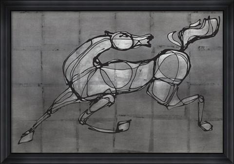 Framed Stallion Print