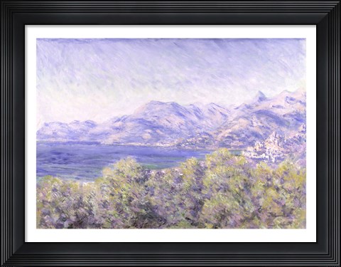 Framed View of Ventimiglia, 1884 Print