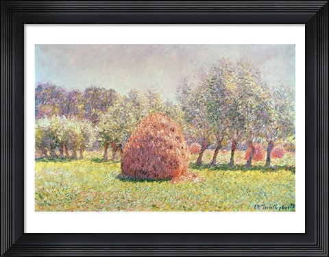 Framed Haystacks, 1893 Print