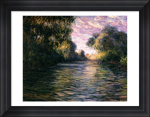 Framed Morning on the Seine, 1897 Print
