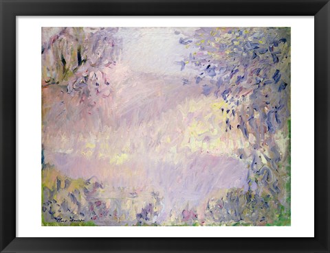 Framed Monte Carlo: view of Roquebrune, 1884 Print