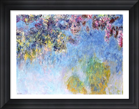 Framed Wisteria, 1920-25 Print