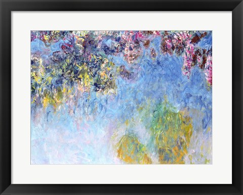 Framed Wisteria, 1920-25 Print