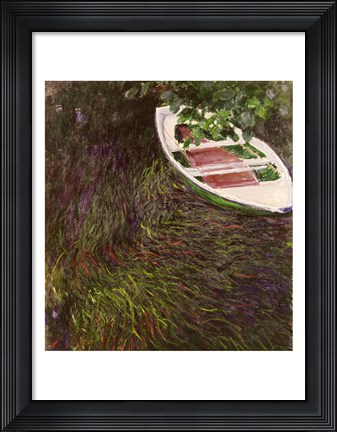Framed Boat, 1887 Print