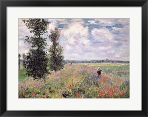 Framed Poppy field Print