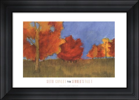 Framed Summer's Fall I Print