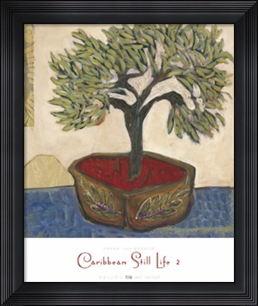 Framed Caribbean Still Life II Print