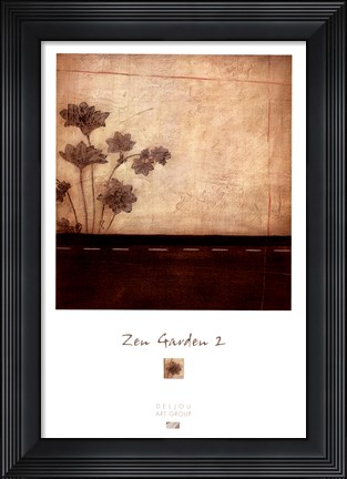 Framed Zen Garden 2 Print