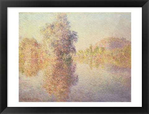 Framed Morning on the Seine at Giverny, 1893 Print