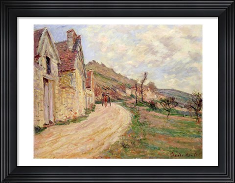 Framed Rocks at Falaise Print
