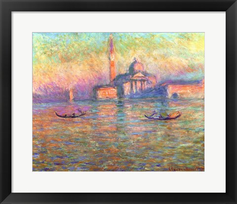 Framed San Giorgio Maggiore, Venice, 1908 Print