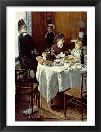 Framed Breakfast, 1868 Print