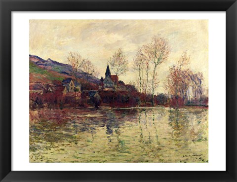 Framed Floods at Giverny, 1886 Print