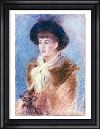 Framed Suzanne (1869-99) Print
