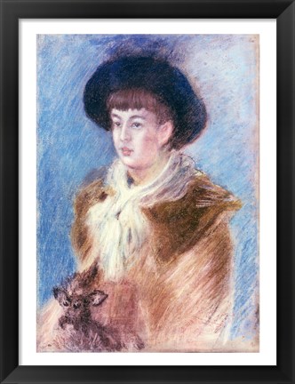 Framed Suzanne (1869-99) Print