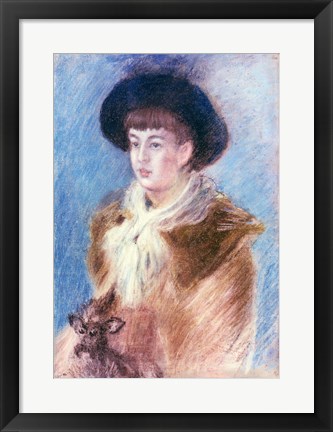 Framed Suzanne (1869-99) Print