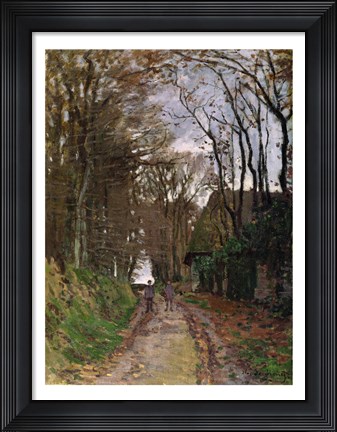 Framed Path in Normandy Print