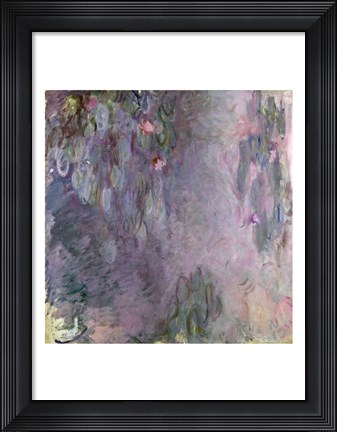 Framed Light-coloured Waterlilies, 1917-25 Print