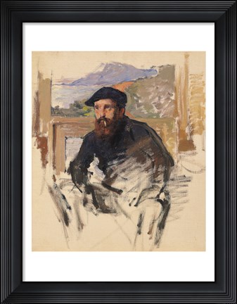 Framed Self Portrait in his Atelier, c.1884 Print