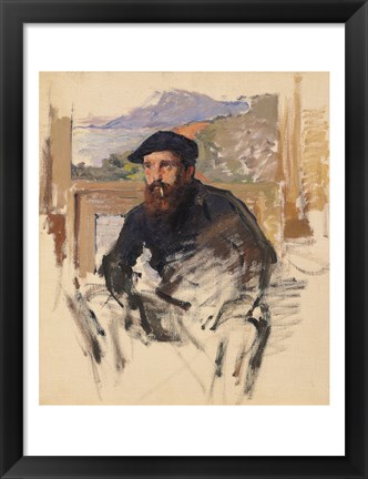 Framed Self Portrait in his Atelier, c.1884 Print