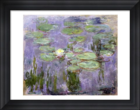 Framed Waterlilies, 1915 Print