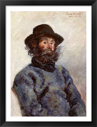 Framed Poly, Fisherman at Belle-Ile, 1886 Print