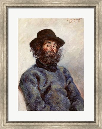 Framed Poly, Fisherman at Belle-Ile, 1886 Print
