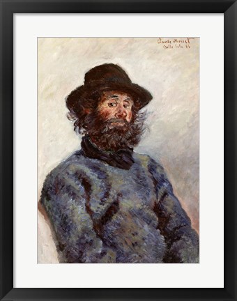 Framed Poly, Fisherman at Belle-Ile, 1886 Print