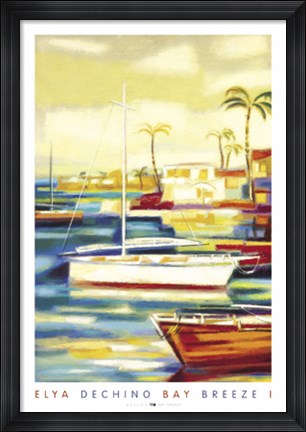 Framed Bay Breeze I Print