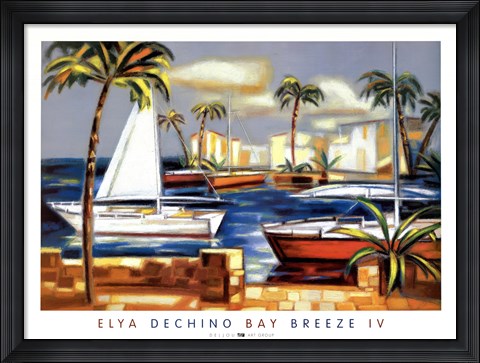 Framed Bay Breeze IV Print