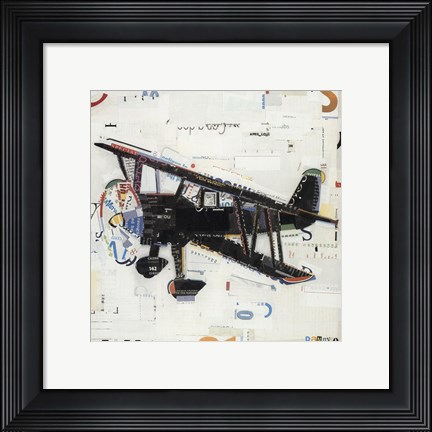 Framed Vintage Collage II Print