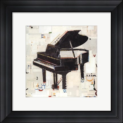 Framed Vintage Collage IV Print