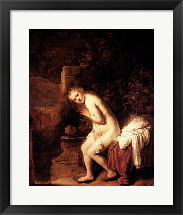 Framed Susanna and the Elders, c.1634 Print