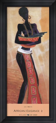 Framed African Elegance II Print