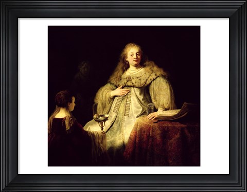 Framed Artemisia, 1634 Print