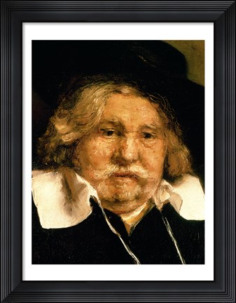Framed Detail of a Portrait of an old man, 1667 Print