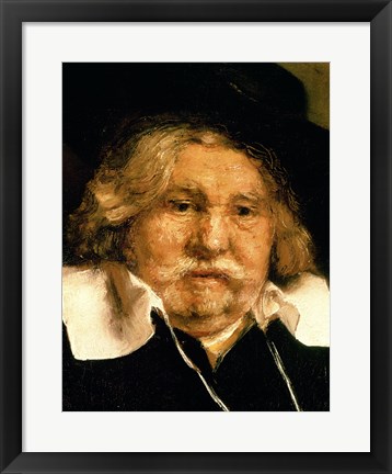 Framed Detail of a Portrait of an old man, 1667 Print