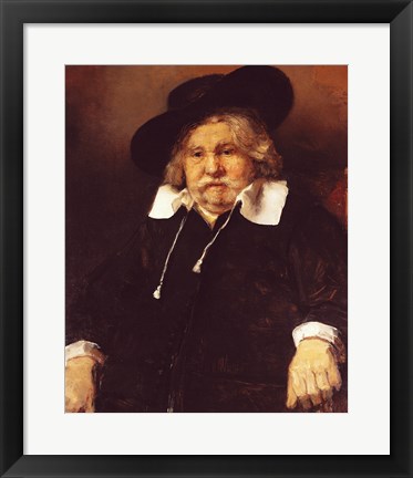 Framed Portrait of an old man, 1667 Print