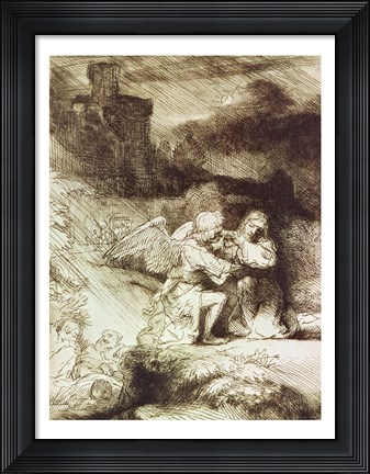 Framed Agony in the Garden Print