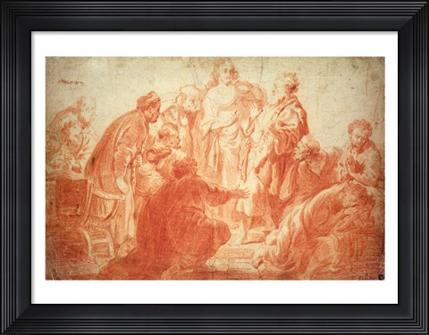 Framed Doubting Thomas Print