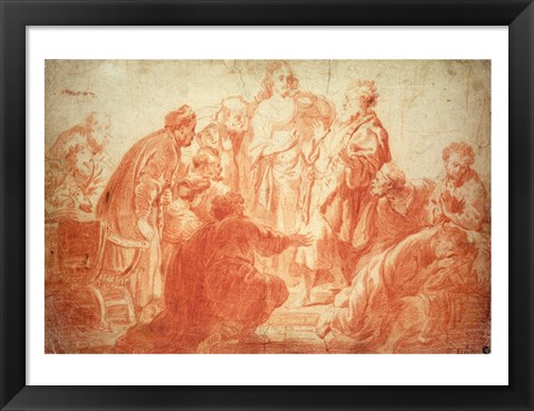 Framed Doubting Thomas Print