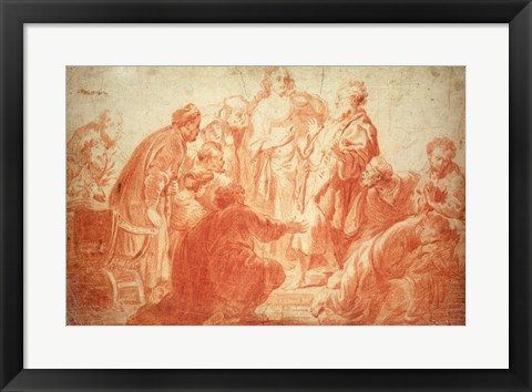 Framed Doubting Thomas Print