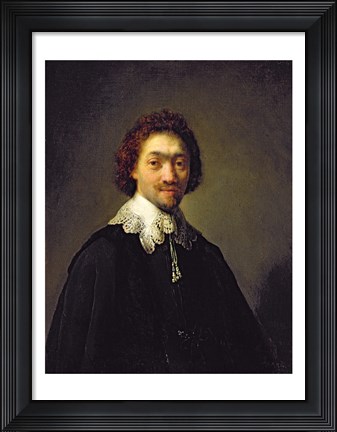 Framed Portrait of Maurits Huygens, 1632 Print