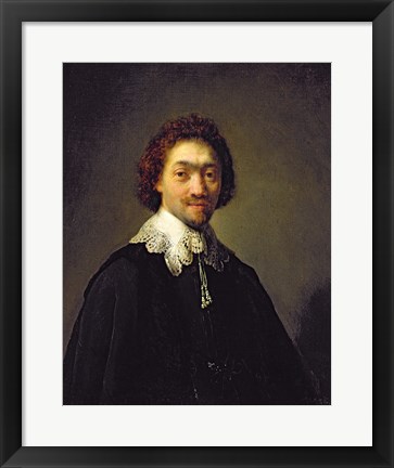 Framed Portrait of Maurits Huygens, 1632 Print